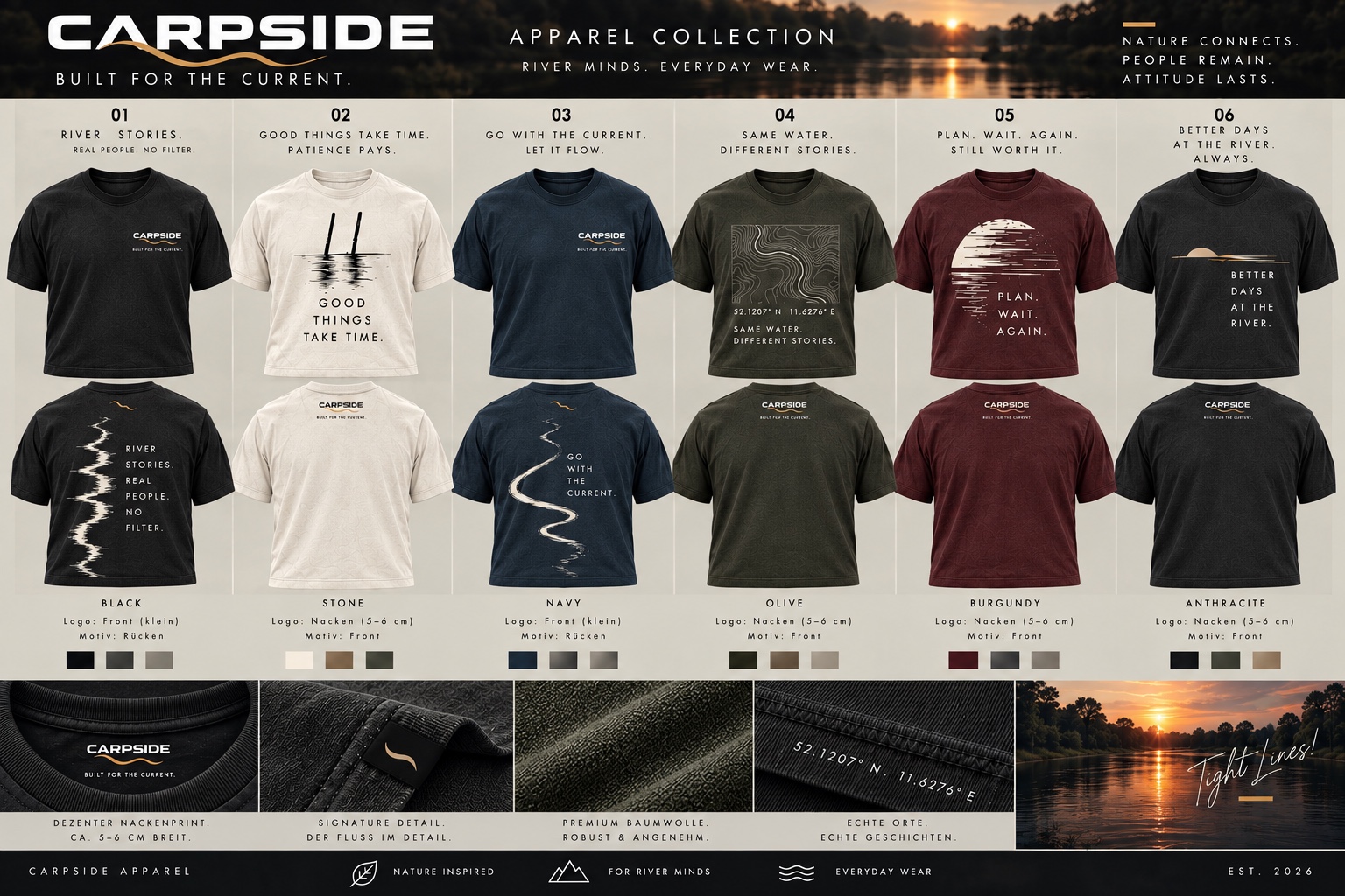 CARPSIDE Apparel Collection 01–06